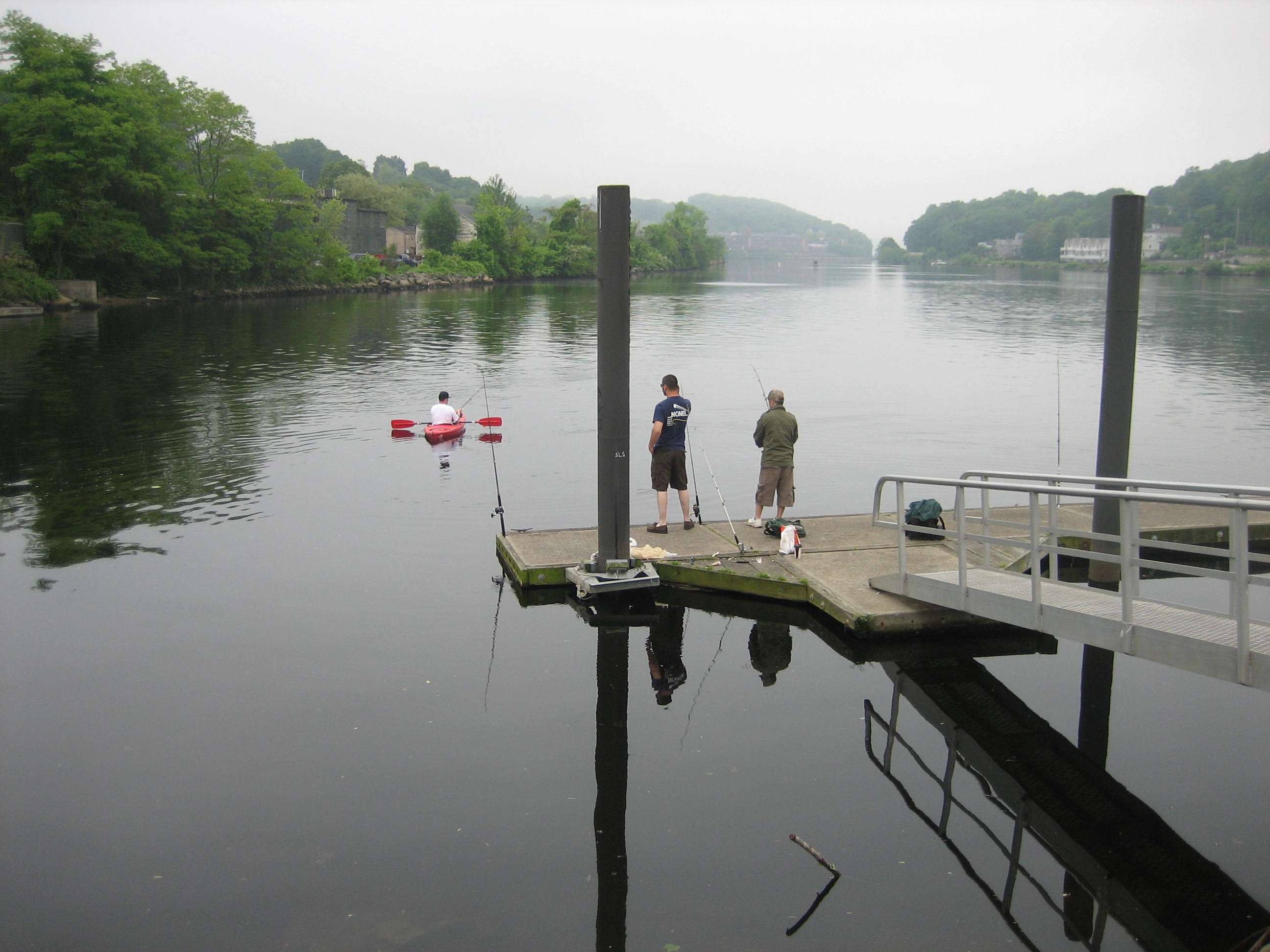 Fishing on the Thames River